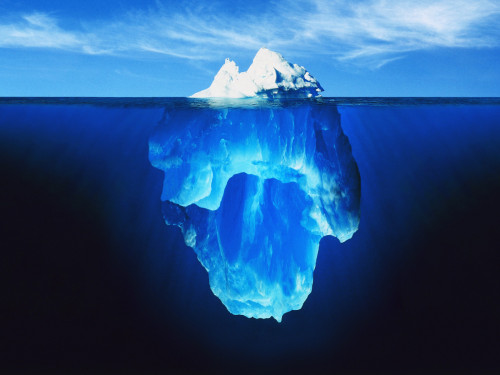 Tip of the Iceberg --- Image by  Ralph A. Clevenger/CORBI

https://diasp.org/posts/a41c83e0810d0138a5c2047d7b62795e